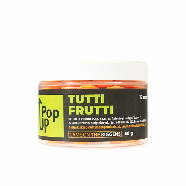 UltimateProducts Juicy Series Tutti Frutti Pop-Ups - SHORT EXPIRY DATEsize 12 mm - EAN: 200000095253