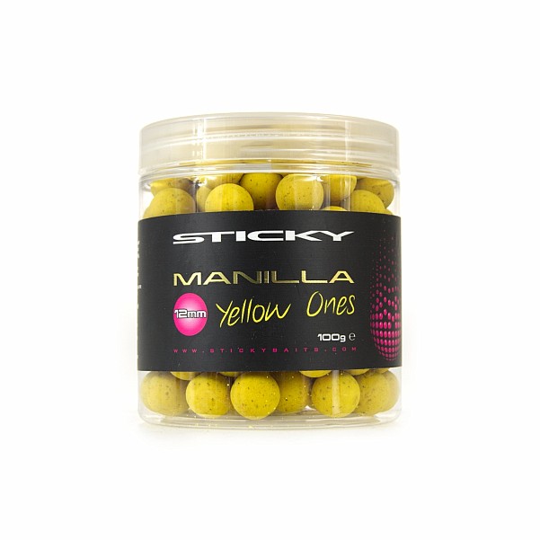 StickyBaits Yellow Ones Pop Ups - Manilla - TRUMPAS GALIOJIMO LAIKASdydis 12 mm - EAN: 200000095413