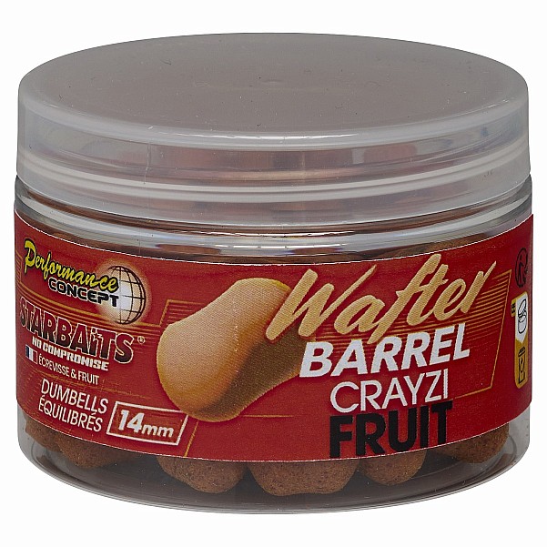 Starbaits PC Wafter Barrel - Crayzi FruitGröße 14 mm / 50g - MPN: 49041 - EAN: 3297830490416