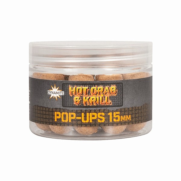 DynamiteBaits Foodbait Pop-Ups 15mm - Hot Crab & Krillrozmiar 15 mm - MPN: DY1958 - EAN: 5031745230440