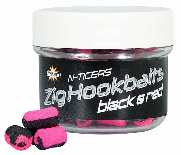 DynamiteBaits N-TICERS Zig - Black & Redtamaño 12 x 6mm - MPN: DY1875 - EAN: 5031745229840