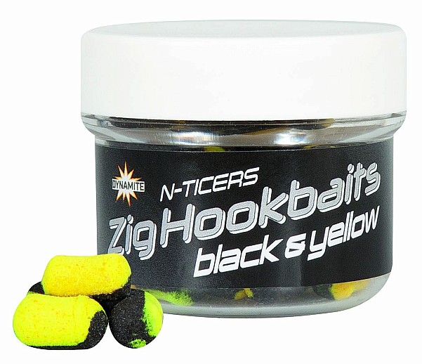 DynamiteBaits N-TICERS Zig - Black & YellowGröße 12 x 6mm - MPN: DY1876 - EAN: 5031745229864