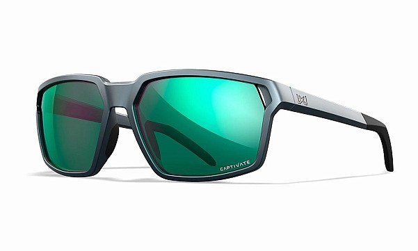 WileyX SIERRA Captivate Polarized Green Mirror Matte Graphite Frame - MPN: AC6SRA07