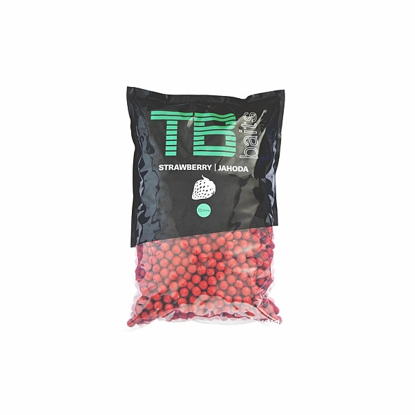 TB Baits Strawberry Feeding Boilies  - LEICHT BESCHÄDIGTE VERPACKUNGGröße 20mm / 10kg - EAN: 200000096366