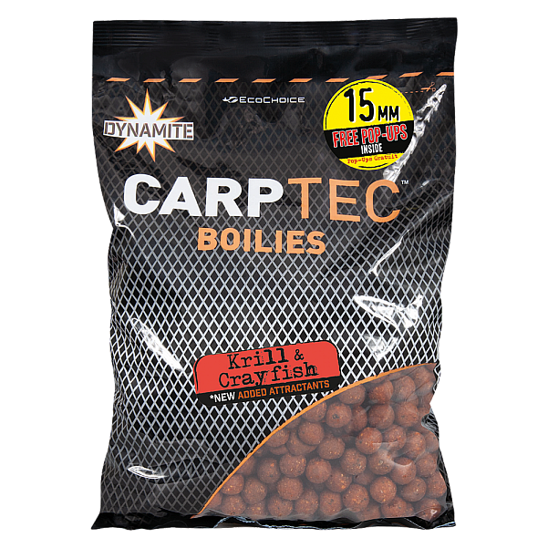 DynamiteBaits Carp Tec Boilies - Krill & Crayfish - USZKODZONE OPAKOWANIErozmiar 15mm / 1.8kg - EAN: 200000096441