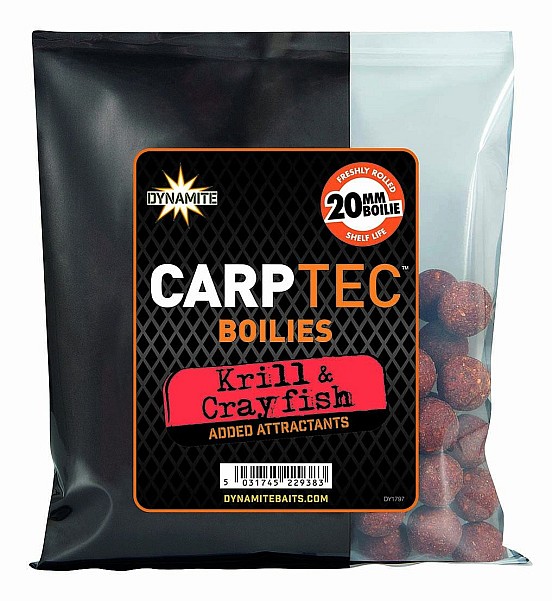 DynamiteBaits Carp Tec Boilies - Krill & Crayfish 20mm / 300g - MPN: DY1797 - EAN: 5031745229383