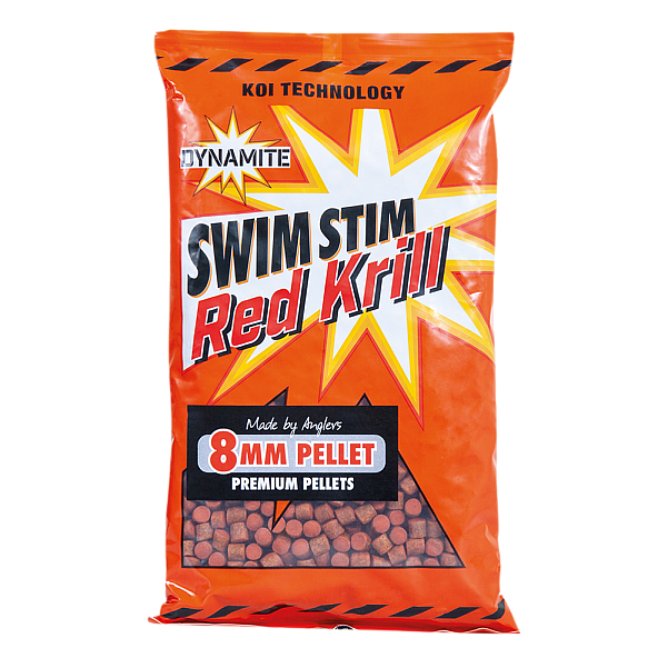 Dynamite Baits Swim Stim Pellet - Red Krillsize 8 mm - MPN: DY216 - EAN: 5031745207589