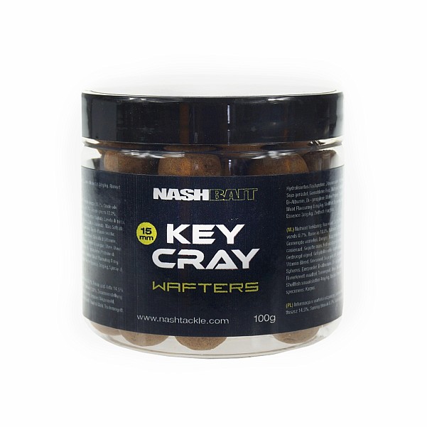 Nash Key Cray Waftersrozmiar 15 mm / 100g - MPN: B9952 - EAN: 5055108899525