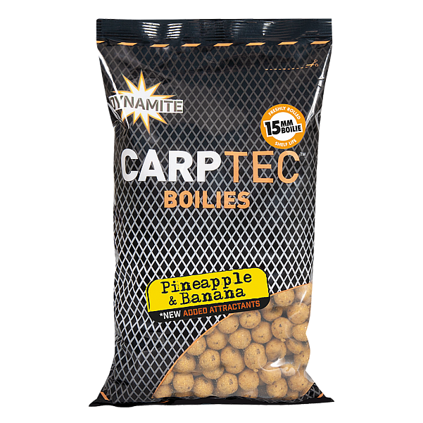 DynamiteBaits Carp Tec Boilies - Pineapple & Bananasize 15mm / 1kg - MPN: DY1163 - EAN: 5031745216529