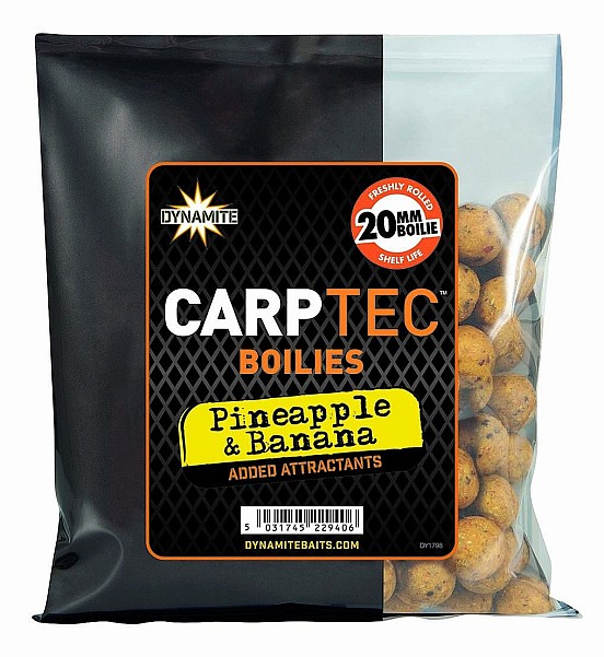 DynamiteBaits Carp Tec Boilies - Pineapple & Bananatype 20mm / 300g - MPN: DY1798 - EAN: 5031745229406