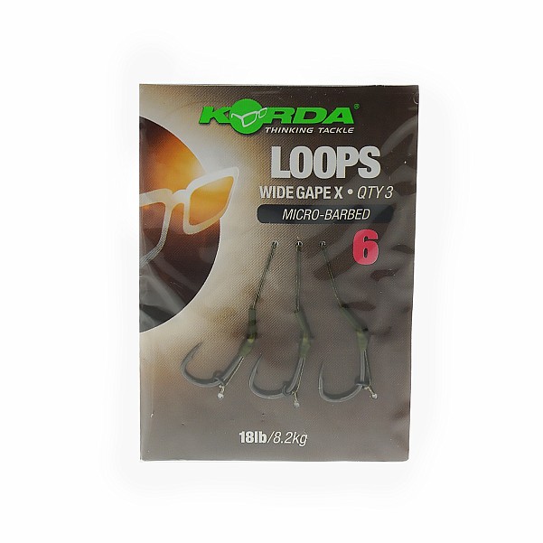 Korda Loop Rigs DF Wide Gape X Rigrozmiar 6 - MPN: KCR121 - EAN: 5060461128106