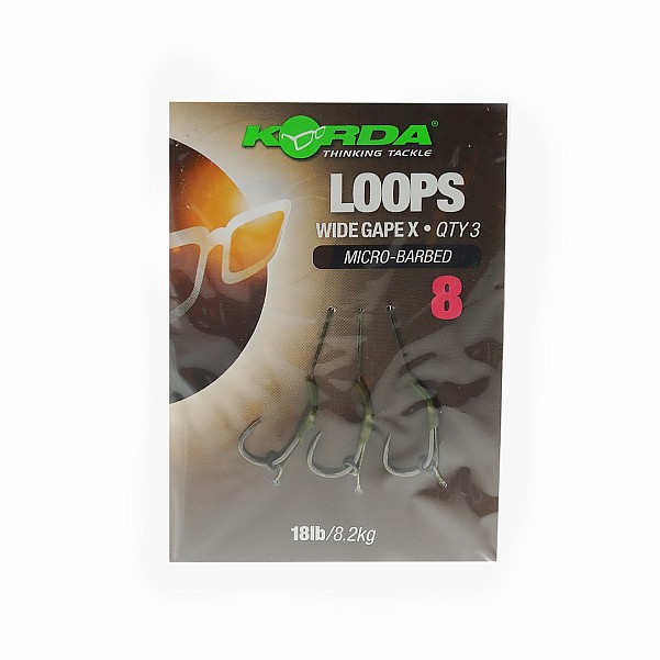 Korda Loop Rigs DF Wide Gape X Rigrozmiar 8 - MPN: KCR122 - EAN: 5060461128120