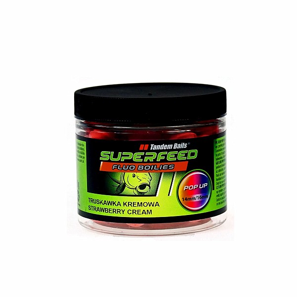 TandemBaits SuperFeed Fluo Truskawka Kremowa tamaño 14/16 mm / 90g - MPN: 24830 - EAN: 5907666671443