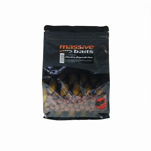 MassiveBaits Special Boilies - Strawberry Bergamotta opakowanie 14mm / 1 kg - MPN: TS001 - EAN: 5901912660328