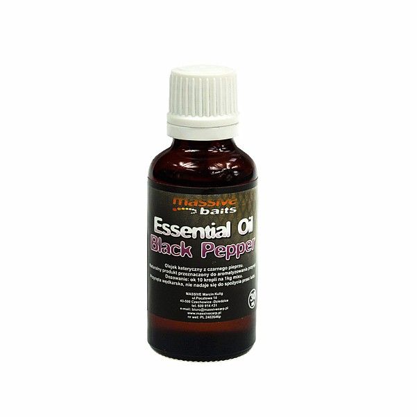 MassiveBaits Black Pepper Essential Oilopakowanie 30ml - MPN: PN001 - EAN: 5901912666863