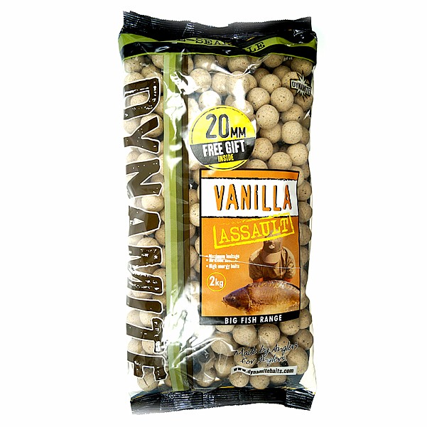 DynamiteBaits Vanilla Assault Shelf Life Boilie - MPN: DY625 - EAN: 5031745214303