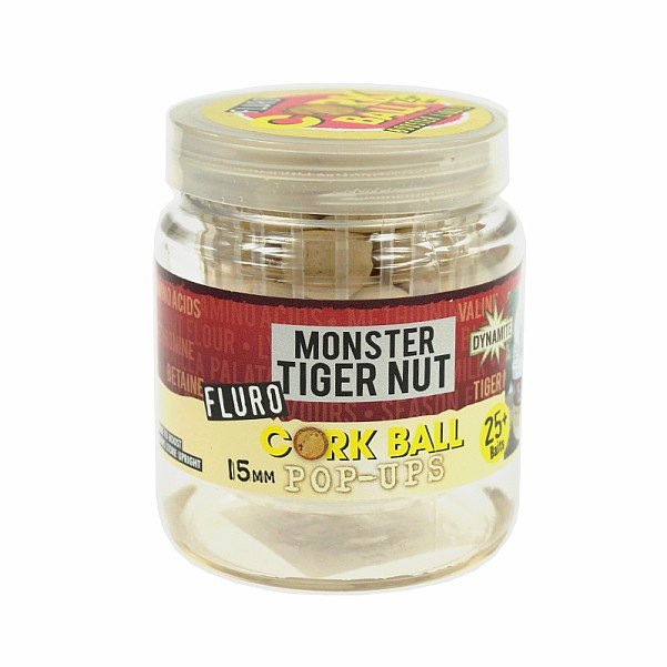 DynamiteBaits Fluro White Corkball Pop-Ups Monster Tiger Nut - MPN: DY944 - EAN: 5031745214983