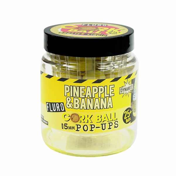 DynamiteBaits Fluro Corkball Pop-Ups Pineapple & Banana - MPN: DY950 - EAN: 5031745215041