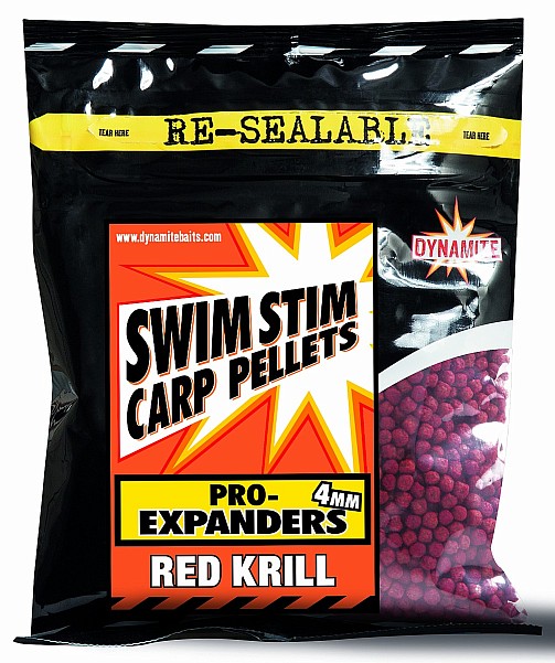 Dynamite Baits Swim Stim Carp Pellets - Pro-Expanders Red Krillsize 6mm / 300g - MPN: SMDY424 - EAN: 5031745211708