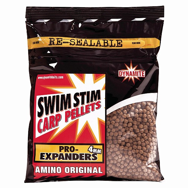 Dynamite Baits Swim Stim Carp Pellets - Pro-Expanders Amino Original tamaño 4mm / 300g - MPN: SMDY420