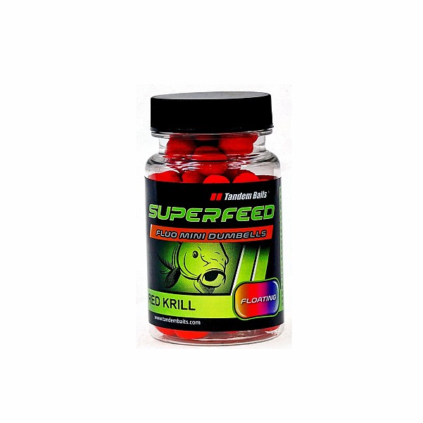 TandemBaits SuperFeed Fluo Red Krillméret dumbells / 35g - MPN: 24290 - EAN: 5907666668290