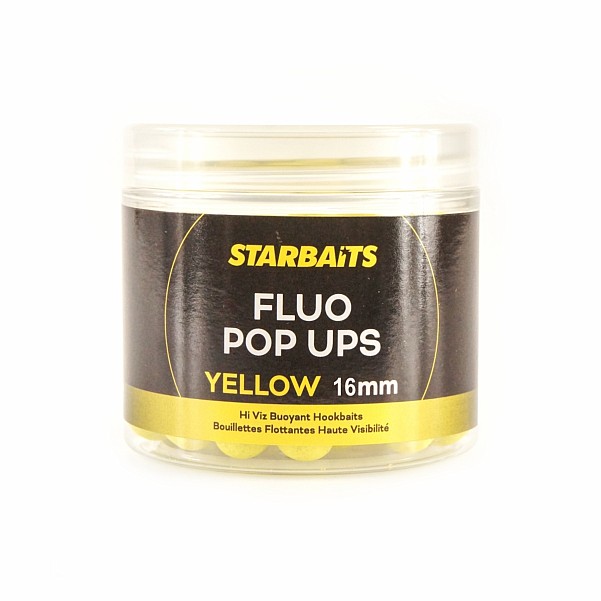 Starbaits Fluo Pop-Up Yellow rozmiar 16mm - MPN: 16174 - EAN: 3297830161743