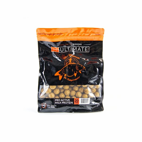 UltimateProducts Top Range Protein Boilies - Pro Active Milkméret 20 mm / 1 kg - EAN: 5903855432604