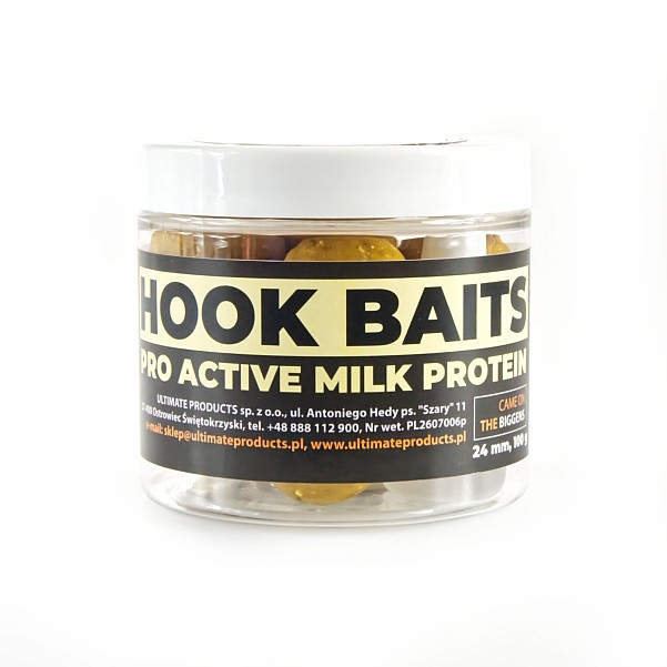 UltimateProducts Hookbaits - Pro Active Milk Proteinméret 24 mm - EAN: 5903855432680