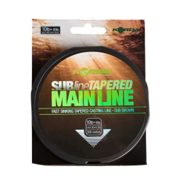 Korda SubLine Tapered Mainlineдіаметр 0,30-0,50 - MPN: KTM30 - EAN: 5060062116984