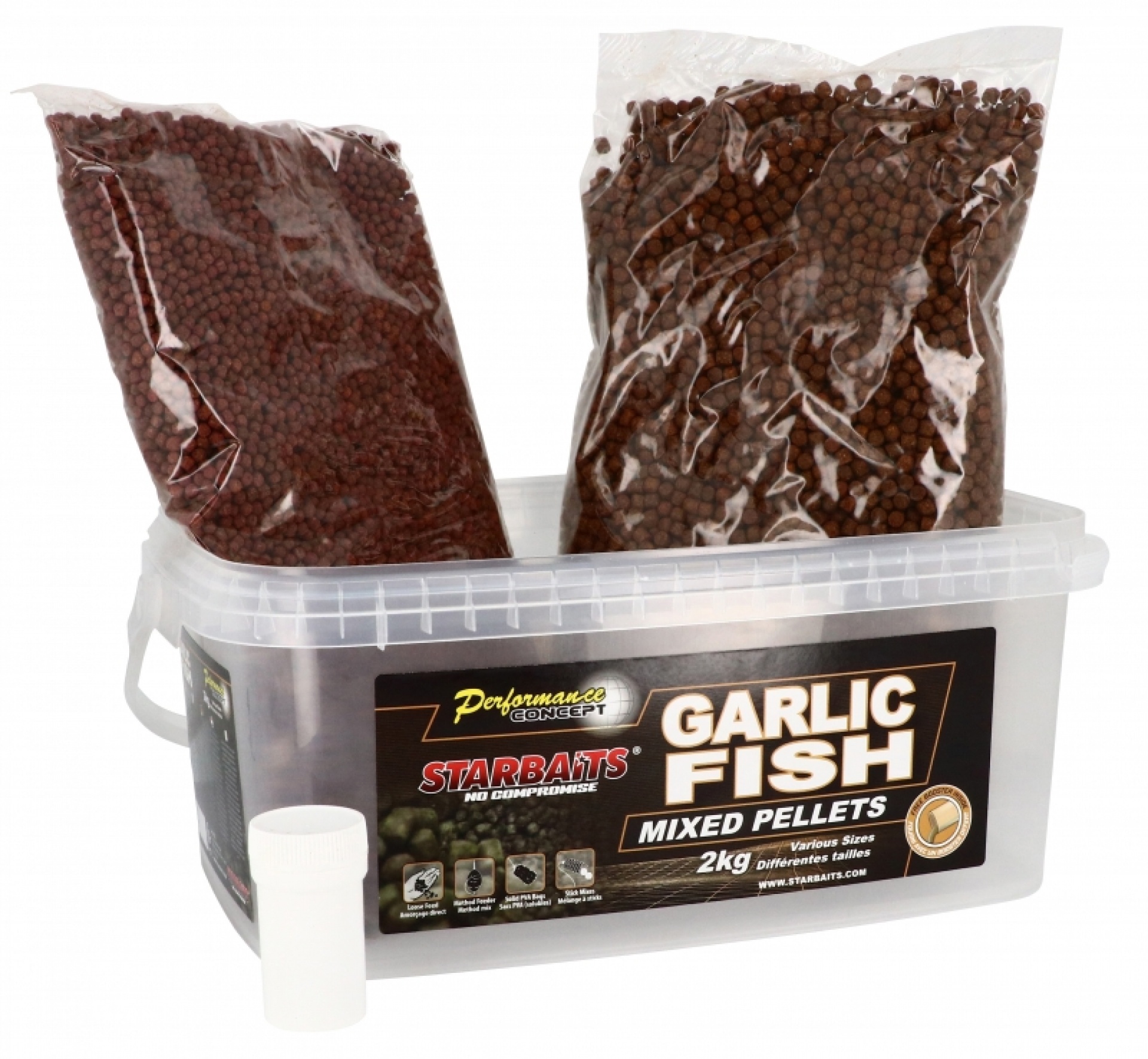 Starbaits Garlic Fish Mix Pellets