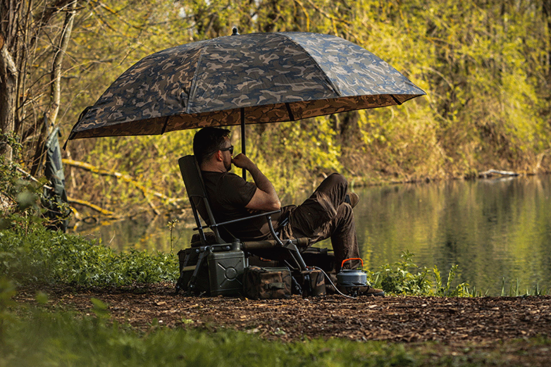 Fox 45 Brolly Camo