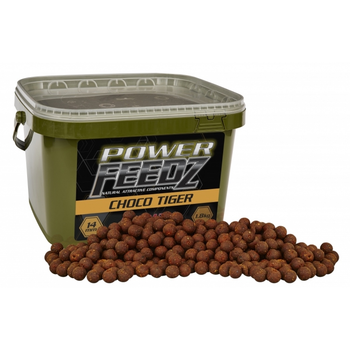 Starbaits Power Feedz Boilies - Choco Tiger