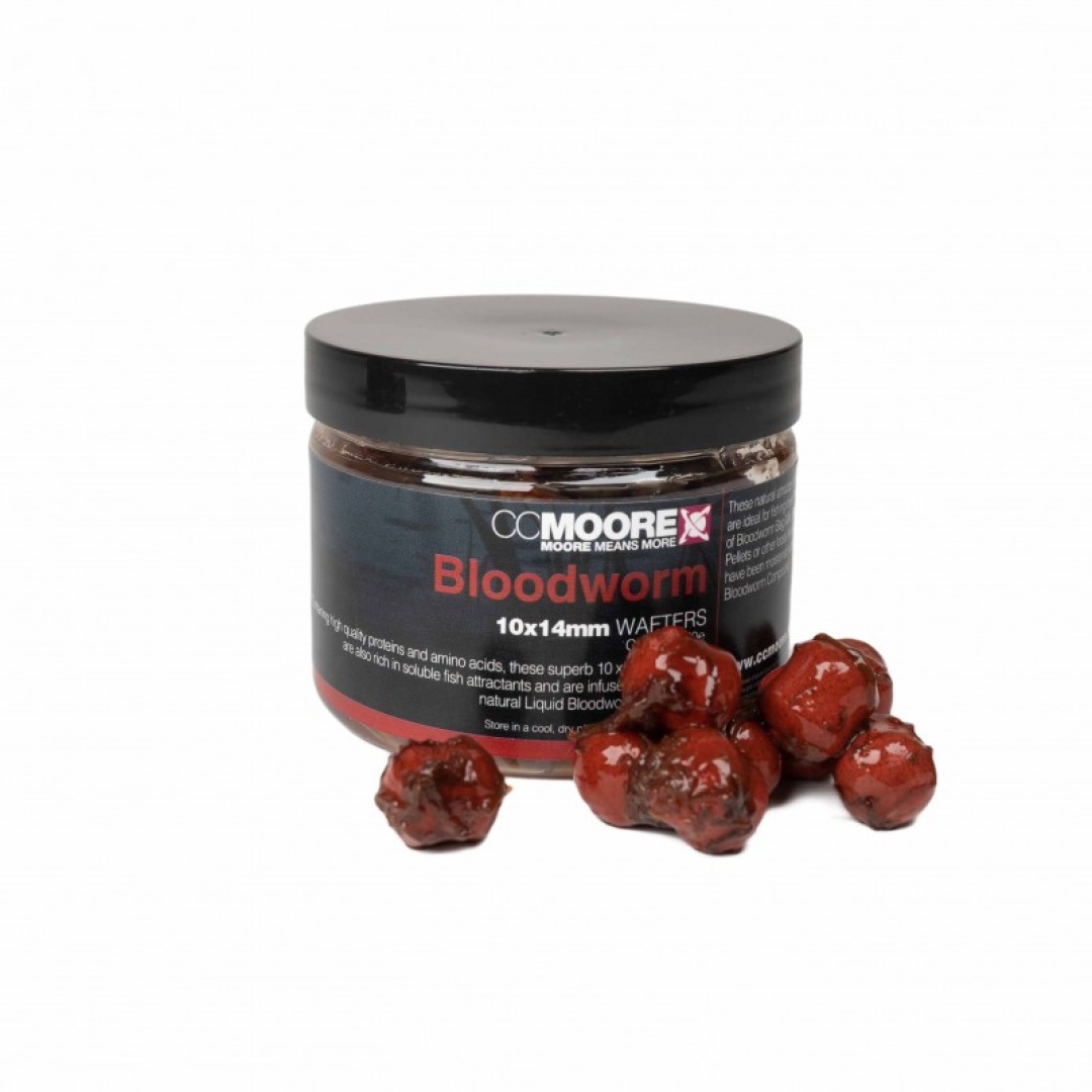 CcMoore Boosted Hookbaits Wafters - Bloodworm