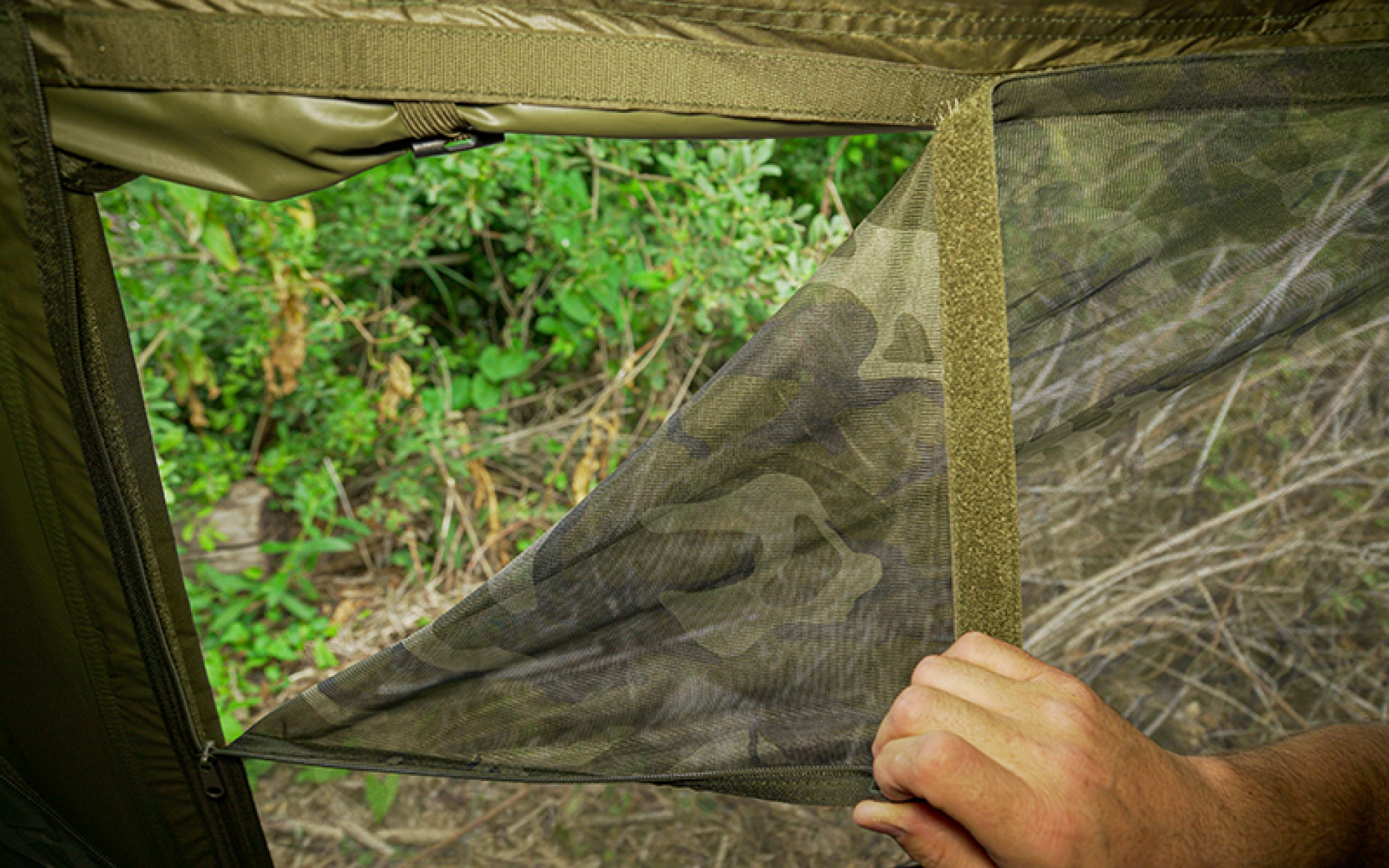 Fox Frontier XD Camo Mozzy Mesh Panel