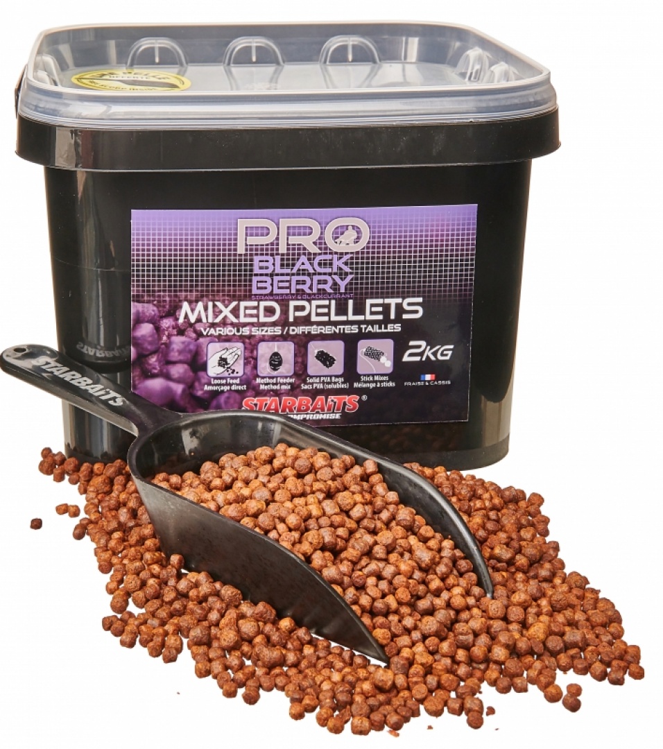 Starbaits Probiotic Mixed Pellets - Blackberry 