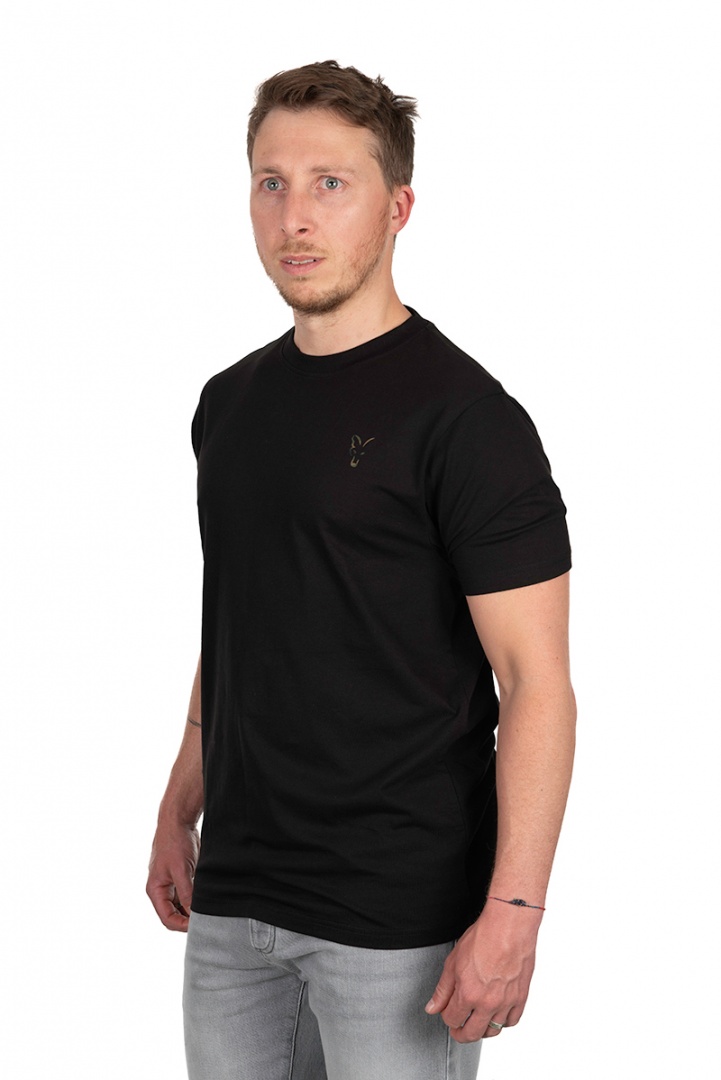 Fox Black Large Print T-Shirt