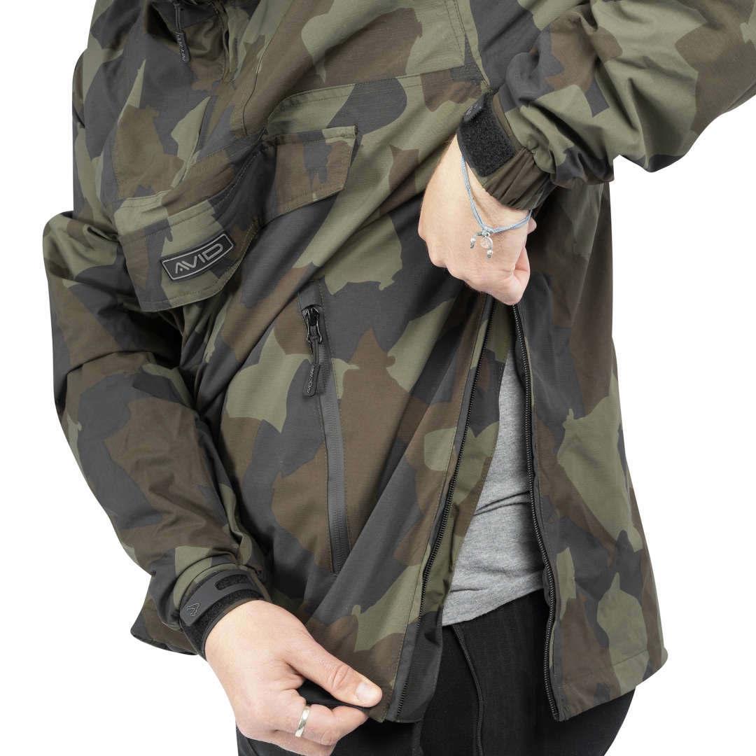 Avid Carp Ripstop Camo Pullover Jacket