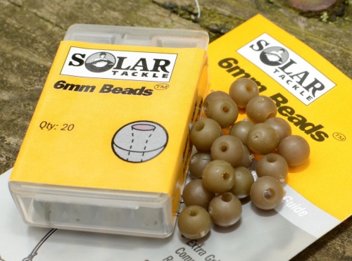 Solar Rubber Beads 6mm