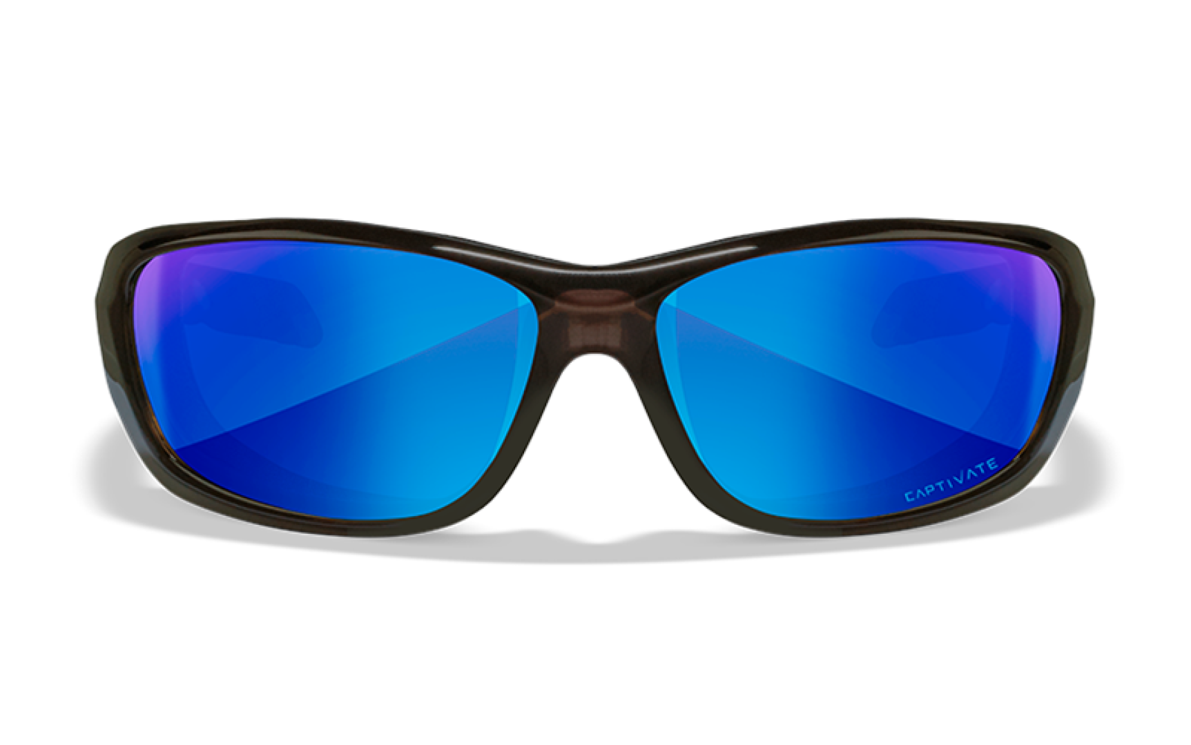 WileyX GRAVITY Captivate Pol Blue Mirror Grey Black Crystal Frame