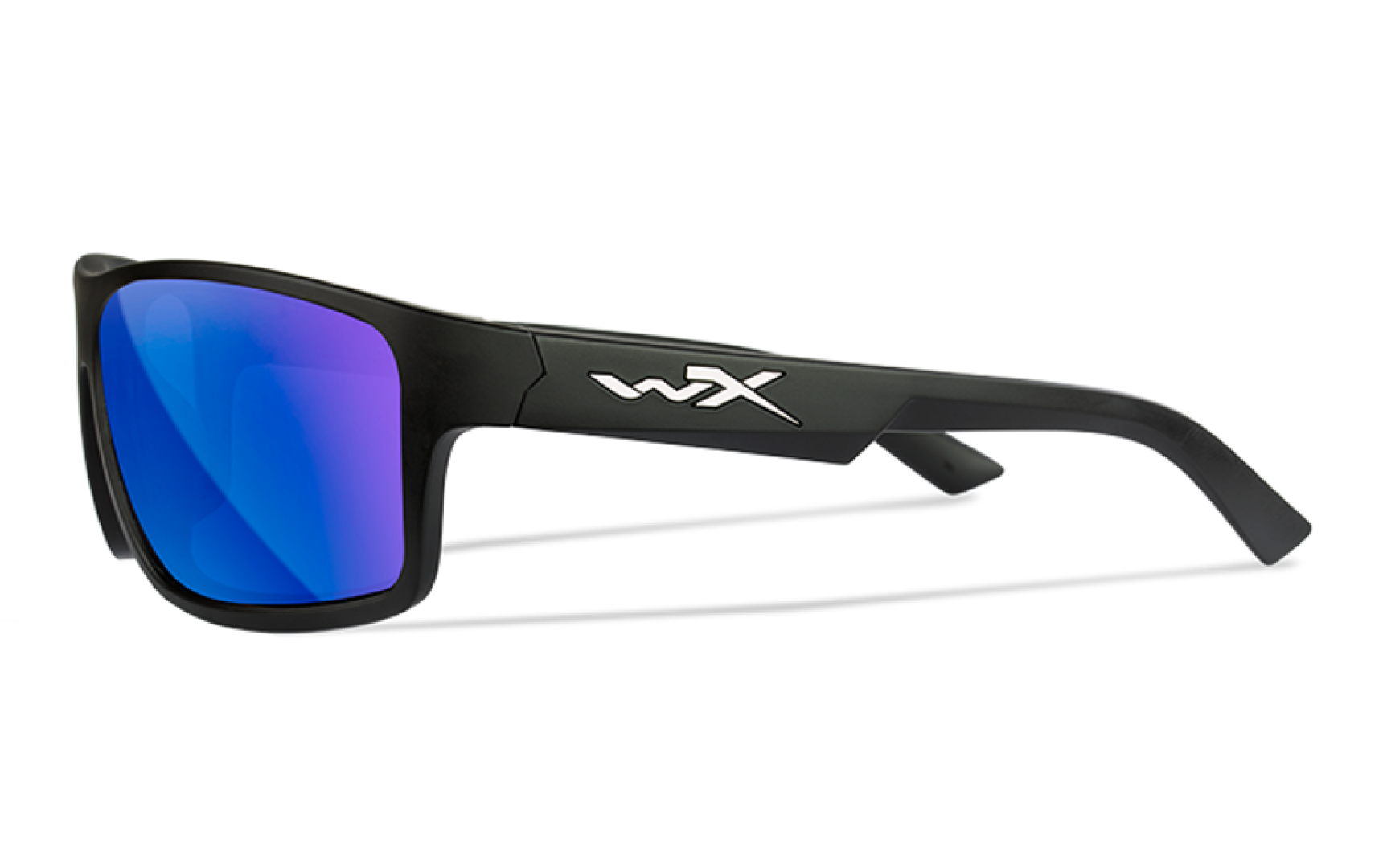 WileyX PEAK Captivate Pol Blue Mirror Grey Matte Black Frame