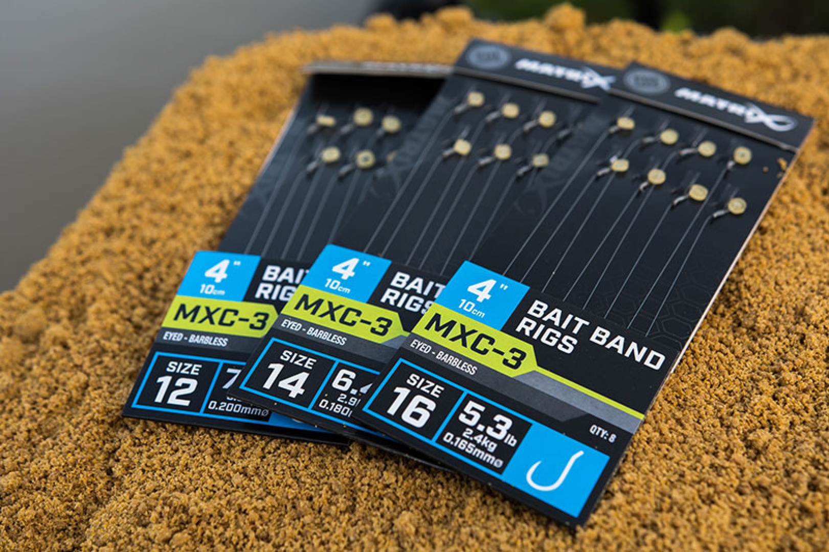 Matrix MXC-3 Barbless Bait Bands Rigs - 10cm