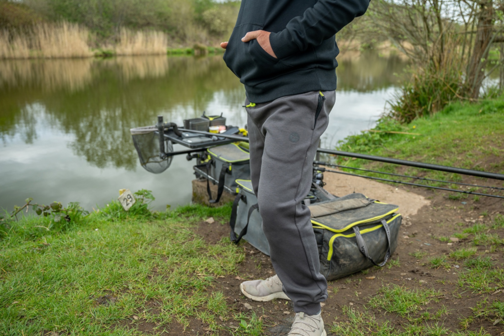 Matrix Joggers Grey/Lime - Black Edition Range