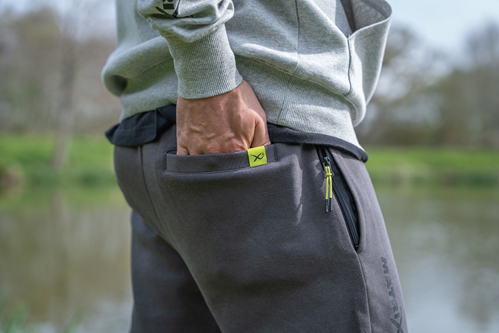 Matrix Joggers Grey/Lime - Black Edition Range