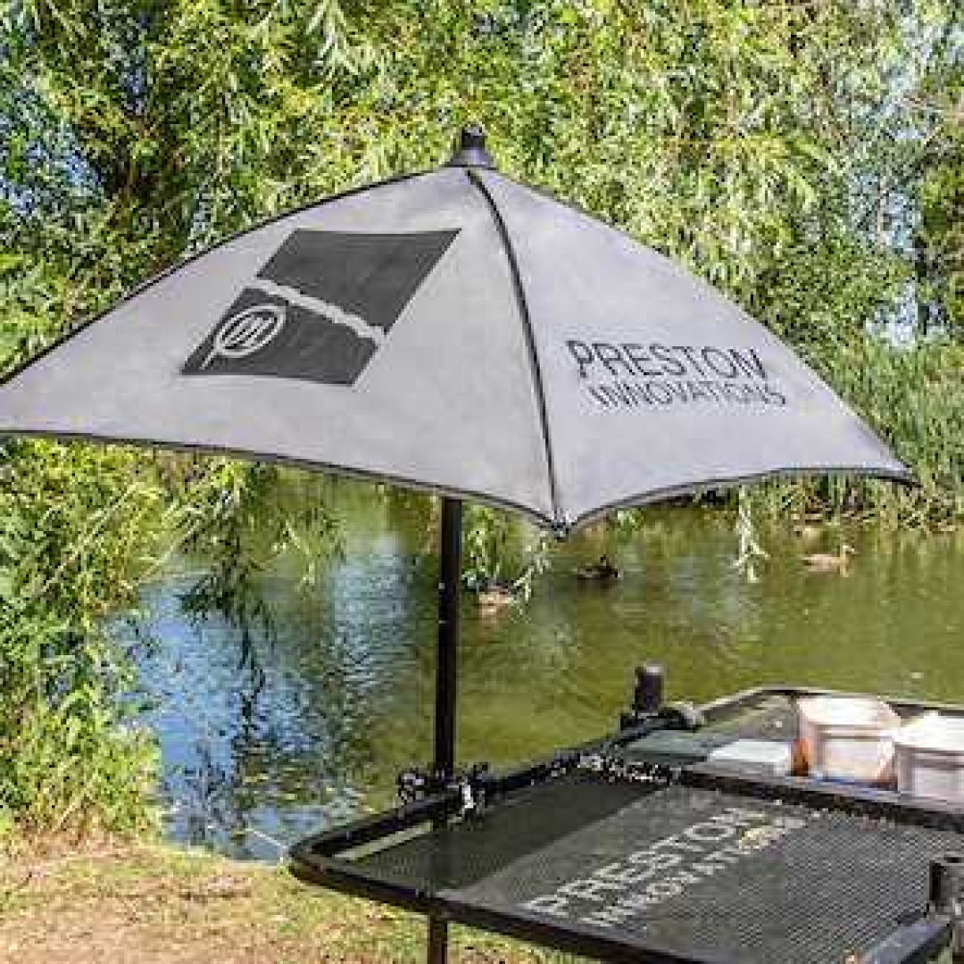 Preston Innovations Offbox Grey Bait Brolly