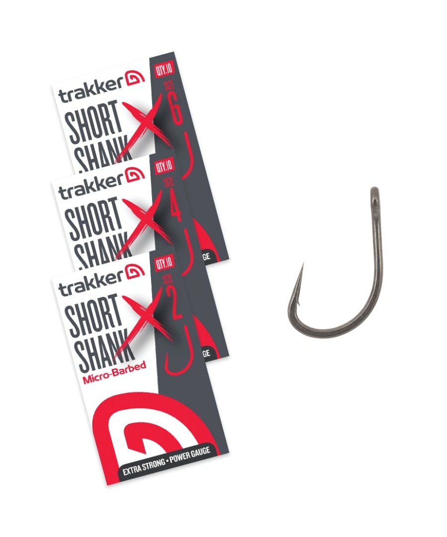 Trakker Short Shank XS Hooks Micro Barbed