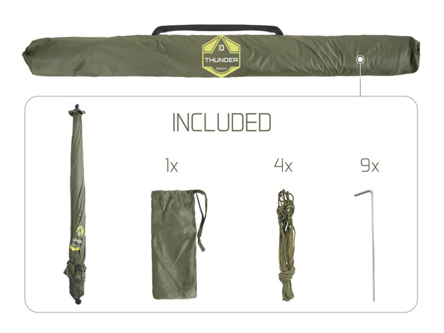 Delphin THUNDER FullWALL Umbrella