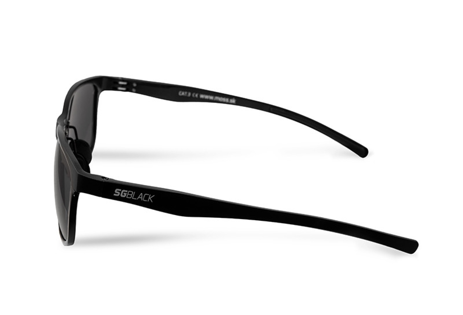 Delphin SG BLACK Polarized Sunglasses Black Lenses