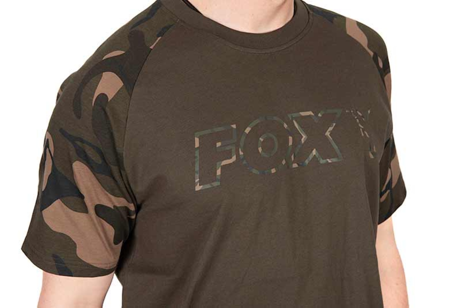 Fox Khaki / Camo Outline T-Shirt