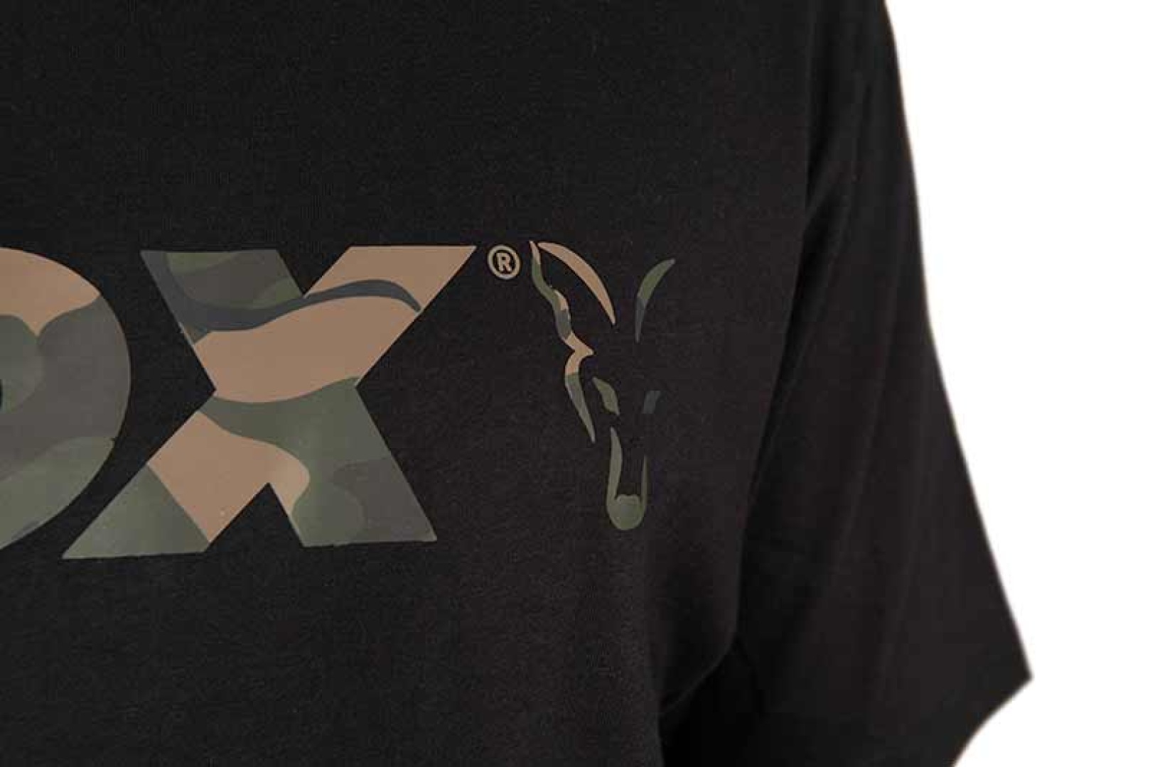 Fox Black / Camo Logo T-Shirt