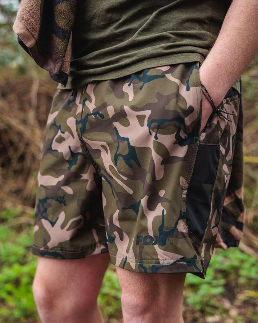 Fox Black/Camo LW Swim Shorts